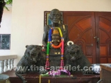 Phaa Yahn Pho Phu Lersi Thai Amulet Serial Number 3010