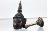 Luang Phu Kalong Sian Phra Lak Thai Amulet Statue S/N. 418