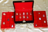 Original Thai collector's casket for 45 Thai amulets with box