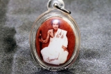 Logget Thai Amulet with Leklai from Ajahn Kom Dreiwet