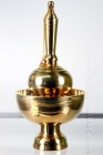 Original Thai Brass Bottle Set for Water ceremony in Thai Temple