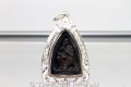 Luang Pho Koon Thai Amulett Nuea Nawa Loha with Silver Casing