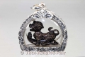 Hanuman Thai Amulet in handmade & watertight Silver casing