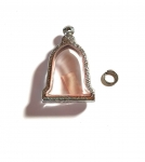 Thai Amulett Spannfassung - Rund für Amulette 3 - 3,5 cm