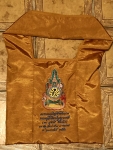 Original thailändische Mönchs Schultertasche (Yaam Phra) Dunkelbraun