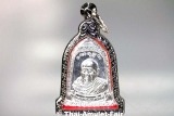 Silber Thai Amulett Rakhang von Luang Pho Mettavihari