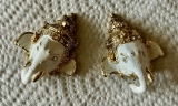 2X Ganesha Thai Amulett (Phra Pikkanet) Sii Khao