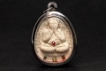Thai Buddha Amulett Phra Pidta Fang Ploy Fang Takrut Sam Kasat von Kruba Kritsana